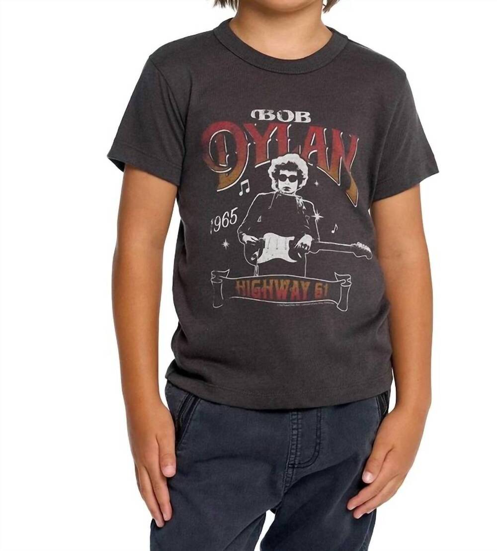 NEW CHASER bob dylan highway 61 tee in black